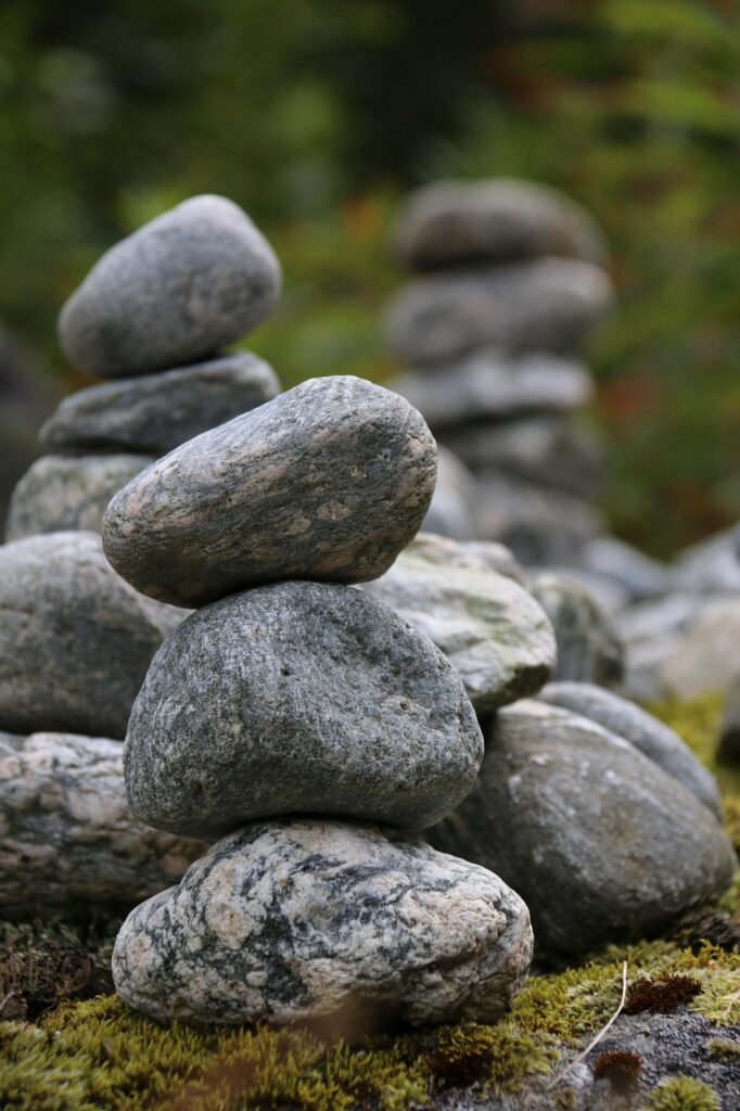 stack, stones, rocks, balance, zen, spa, nature, pebbles, tranquil, natural, meditation, therapy, harmony, stability, simplicity, calm, peaceful, wellness, bamboo, pile